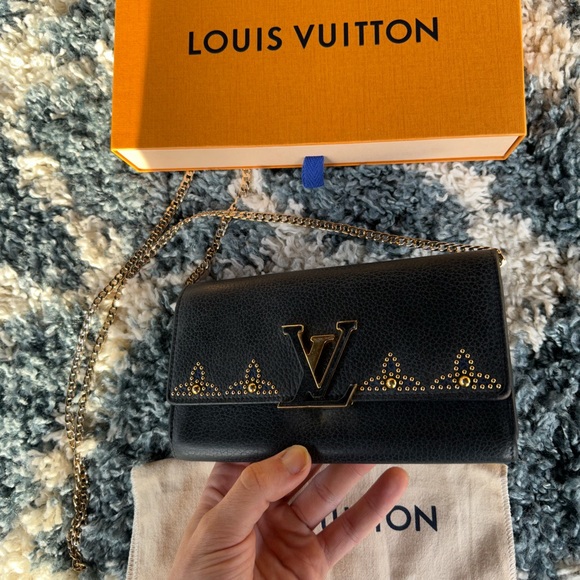 Louis Vuitton Capucines Embellished Wallet - Picture 13 of 15